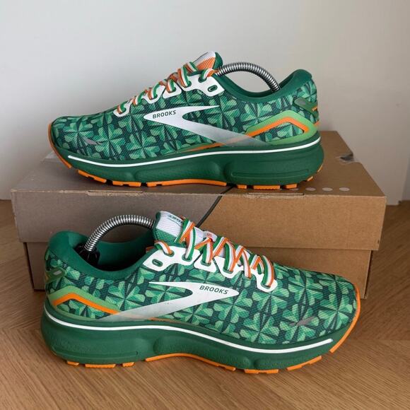 Limited Edition Brooks Ghost 15 ‘Run Lucky’ Women Running Sneakers- SZ 7.5 - Picture 8 of 11